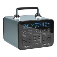 Central elétrica portátil de acampamento do lítio de 700W DC5.5 USB 5V 2.4A