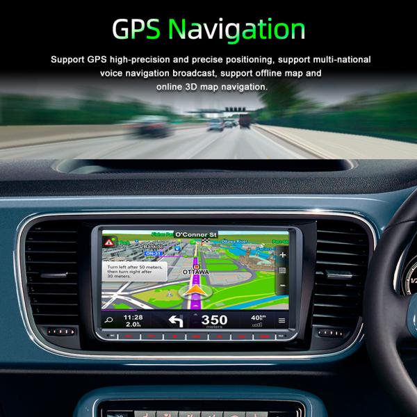 Android 11 VW Android Car Stereo Car Radio Player GPS USB No DVD 2 Din 9 Inch IPS