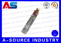 La bouteille stéroïde adhésive faite sur commande en plastique marque 10ml pour l'impression pharmaceutique de baquets stéroïdes