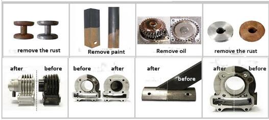 Машина чистки поверхности лазера удаления ржавчины Райкус ИПГ для индустрии корабля