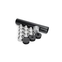 Pièces en plastique de rotation d'acier inoxydable de commande numérique par ordinateur de pièces d'auto faites sur commande de commande numérique par ordinateur en métal en aluminium de carburant