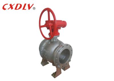 Carbon Steel Trunnion Mounted Ball Valve Natural Oil Gas Firesafe With Flange Ends