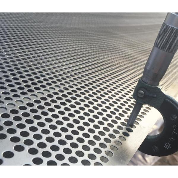 Thickness 0.5mm SS 304 Perforated SS Plate Perforated Metal Screen Sheet