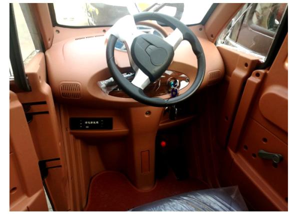 240Kg Economic Electric Cars , 60V1200W Motor Steering Wheel Automatic Electric Car
