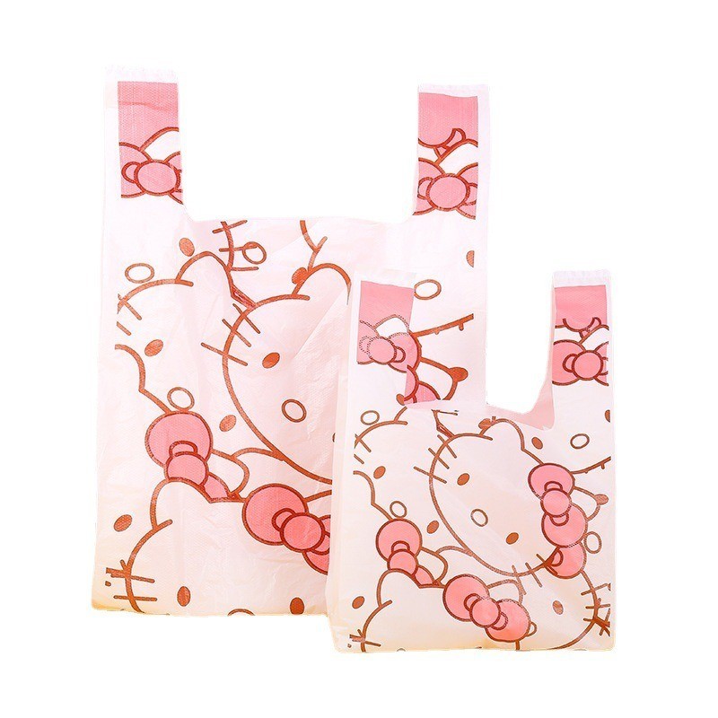PE Plastic Vest Bags for Supermarket Shopping Package Size 32.00cm * 20.00cm * 10.00cm