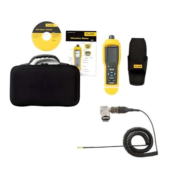 Fluke 805 FC Vibration Meter with Temperature Measurement Range -20 °C to 200 °C and Crest Factor+ Technology for Machine Health Screening