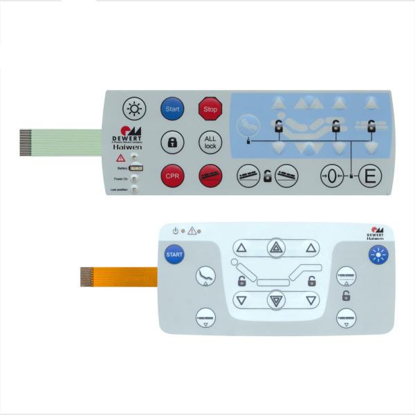 3m Adhesive Membrane Dome Switch Push Button Flexible Membrane Keypad