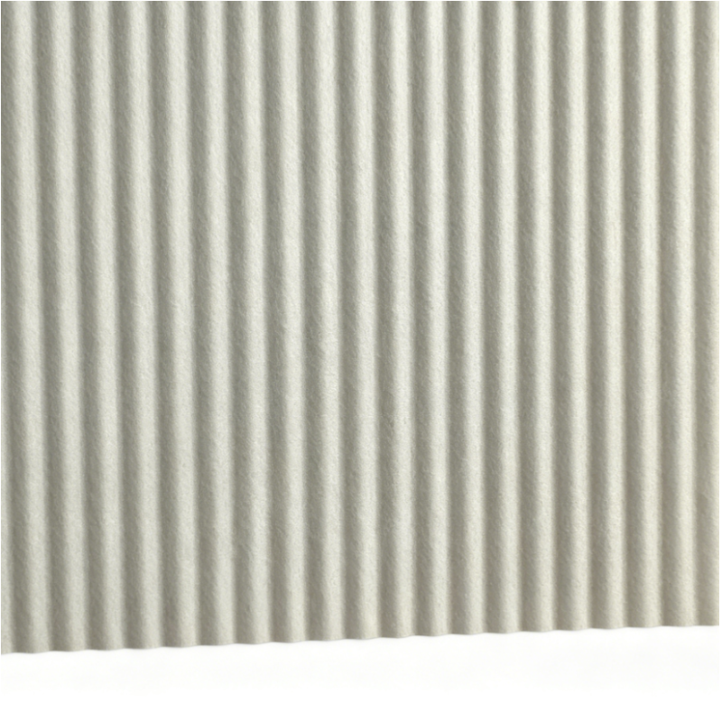 125g/m² Flame Retardant Wood Pulp Separator Paper with Vertical Corrugated Structure for Air Filters