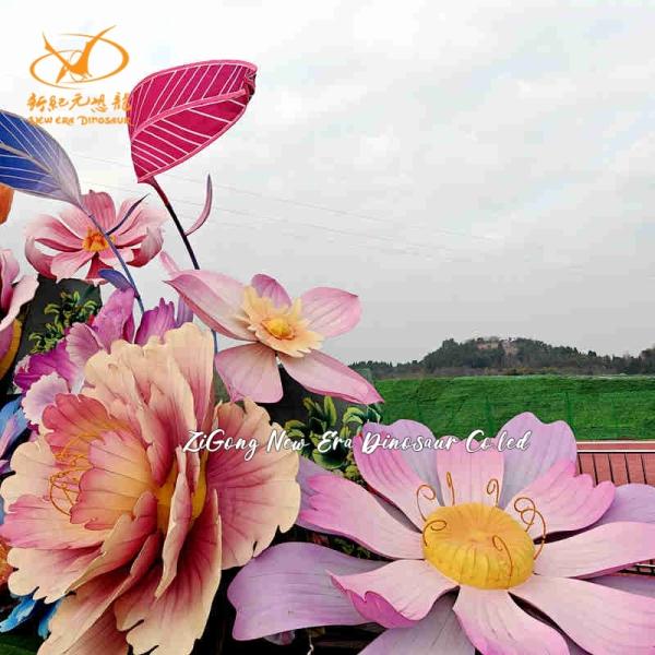 Exhibition Chinese Flower Lantern Arts Mechanical Design / Graphic Design