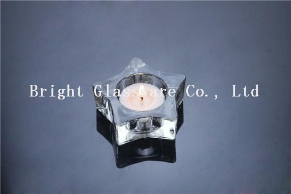 Hot selling crystal glass candle holder with cheap price