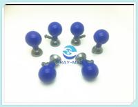 Agcl Material ECG Clamp Electrodes Bulb , Suction Cup ECG Electrodes Accurate Messurement