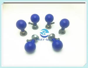 Agcl Material ECG Clamp Electrodes Bulb , Suction Cup ECG Electrodes Accurate