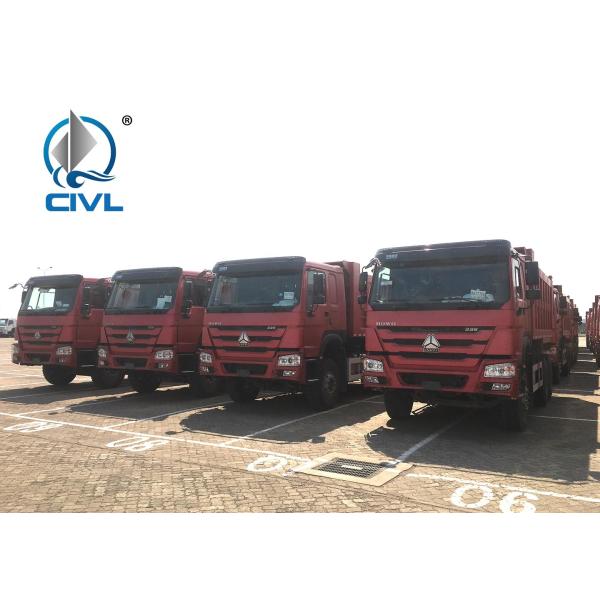 10 Wheel Dump Truck Heavy Duty Dump Truck 371HP 6x4 Drive Wheel , Loading 35-40t