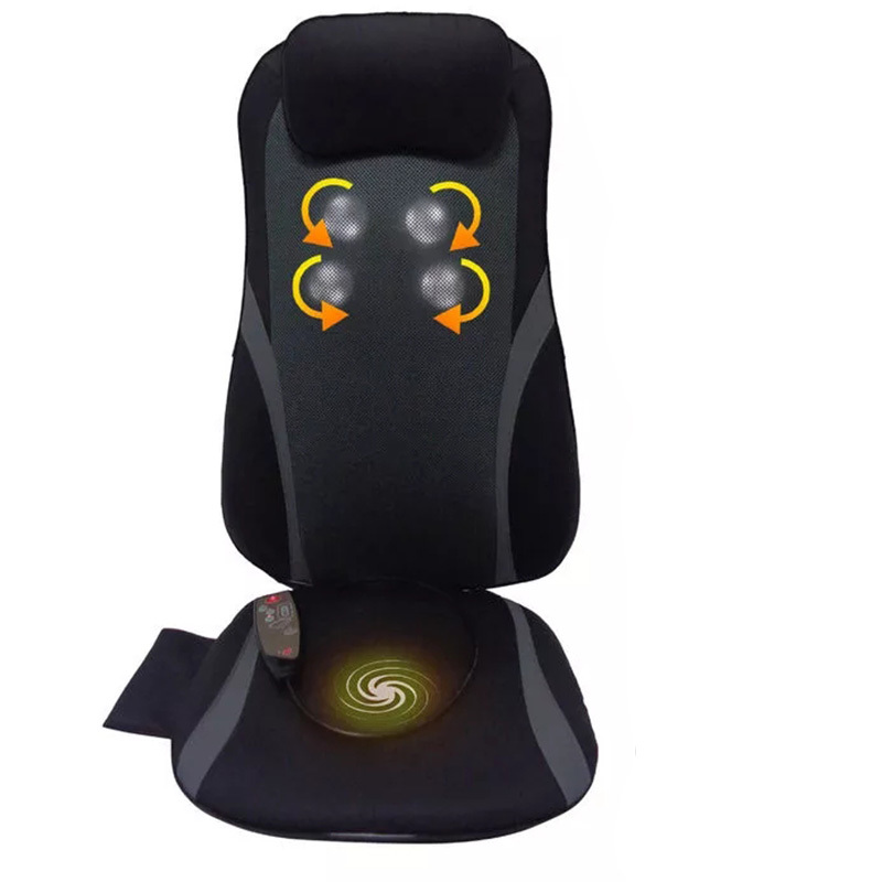 Home Office Chair Massage Pad Infrared Heat Kneading Electric Shiatsu Back Seat Massage Cushion