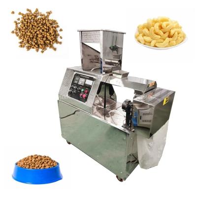 Factory Snack Bar Twin Screw Corn Puff Snack Extruder Machine 5.5kw