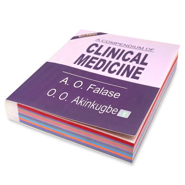 CMYK Color Spot UV Hardcover Medical Book Printing