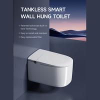 Toilette intelligente moderne avec éclairage pour votre maison intelligente