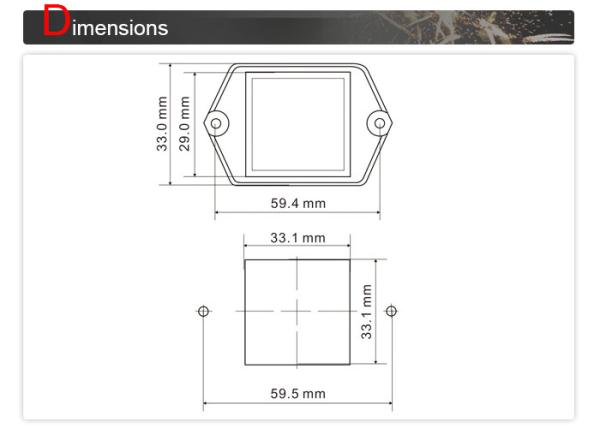 Rhombus Elevator Up Button 50ma Current / Braille Lift Buttons