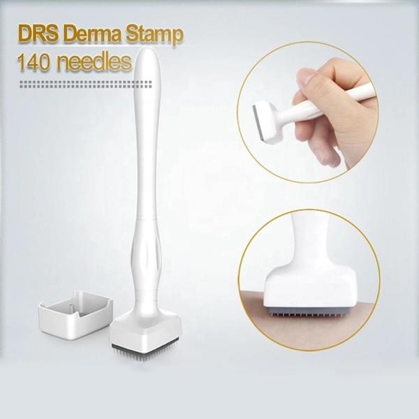NO Plugs Type 140 Needles Derma Stamp Roller for Skin Rejuvenation and Cellulite Reduction