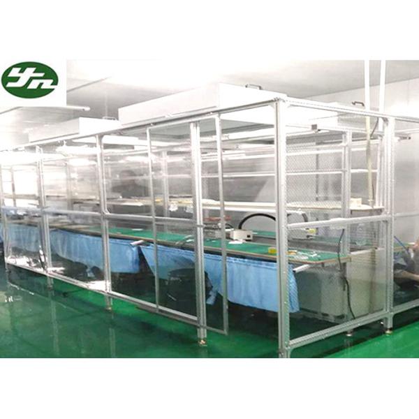 Комната GMP УПРАВЛЕНИЯ ПО САНИТАРНОМУ НАДЗОРУ ЗА КАЧЕСТВОМ ПИЩЕВЫХ ПРОДУКТОВ И МЕДИКАМЕНТОВ будочки профессиональной чистой комнаты ISO 5 распределяя стандартная чистая