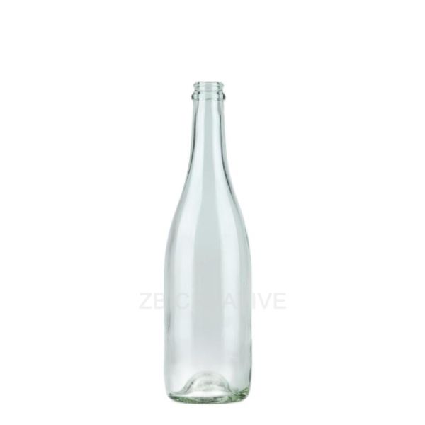 750ml Antique Green/Flint Classic Champagne Glass Bottle Champagne Top For Sparkling Wine 650g 3711P-1