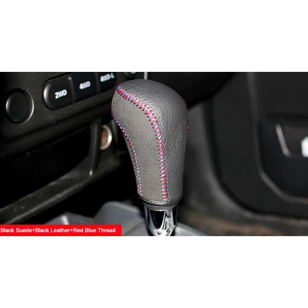 Suede Leather Gear Shift Knob Cover for Suzuki Jimny Swift Grand Vitara Automatic