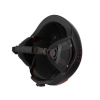 Cámara elegante negra del casco 1080P HD de la vespa incorporada con la luz del peligro