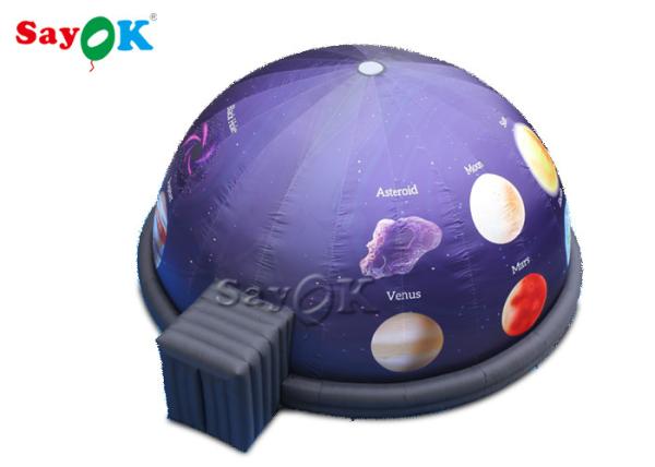 Tente gonflable de dôme du thème 8M de planètes d'astronomie