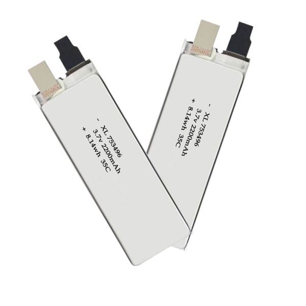 Factory Wholesale 753496 High Rate Battery 2200mah 3.7v 35C Drone Lipo Battery for Car Model Ship Model Aircraft Model Products