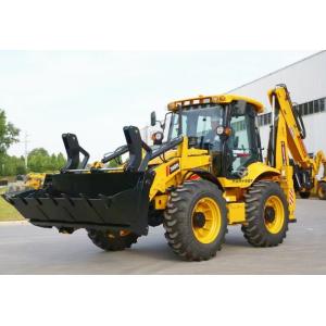 Cummin Engine 4WD Backhoe Loader SAM388H with 6 in 1 Bucket Hot Sale in Angola