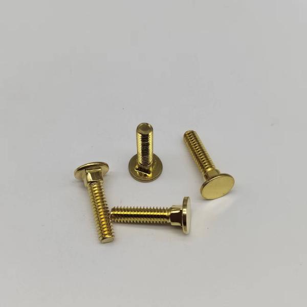 Copper Square Neck Head Screws #8-32 Fine Teeth Screws For Electronic Equipment