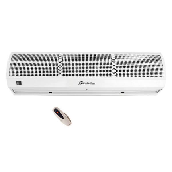 Cortina de aire compacta de 90-200 cm, velocidad de 11 m/s con control remoto