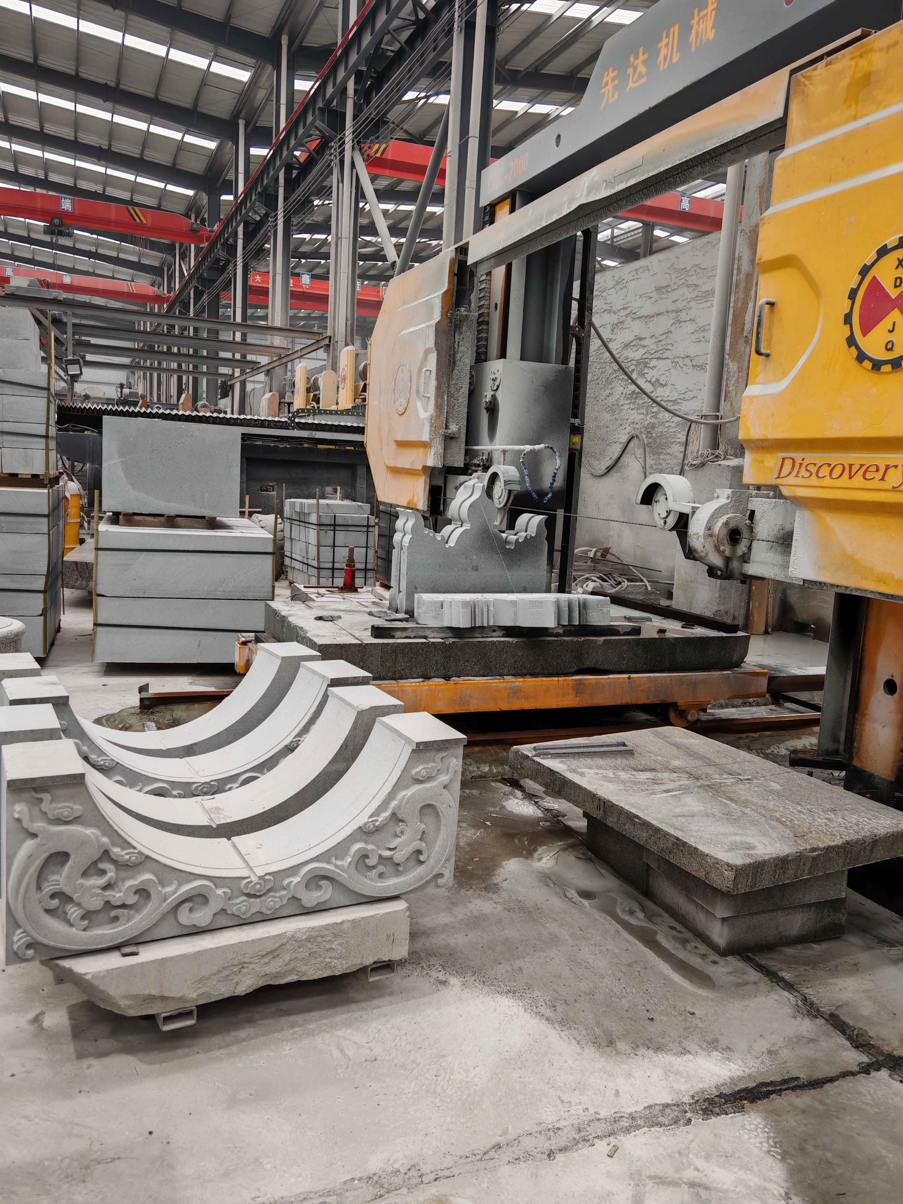 4 Axis CNC Diamond Wire Saw Machine for Granite and Marble Stone Cutting
