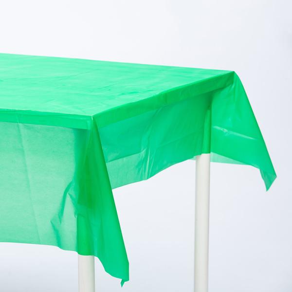 Green Plastic Tablecloth Party Table Cloths 120cm 150cm 180cm