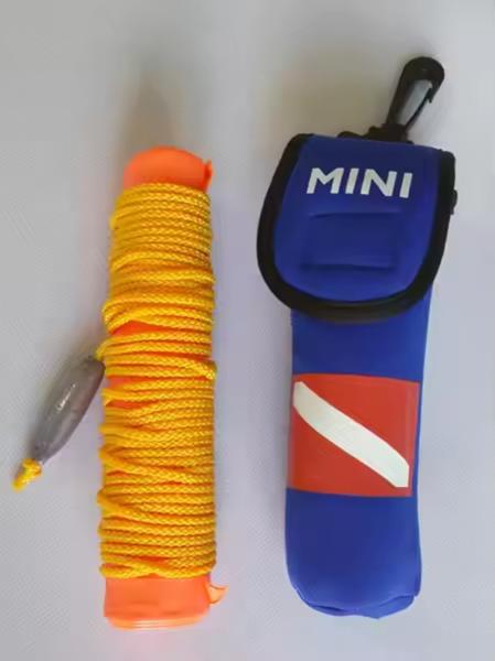 PVC Mini Scuba Diving Surface Marker Buoy Compact For Underwater Below Signal