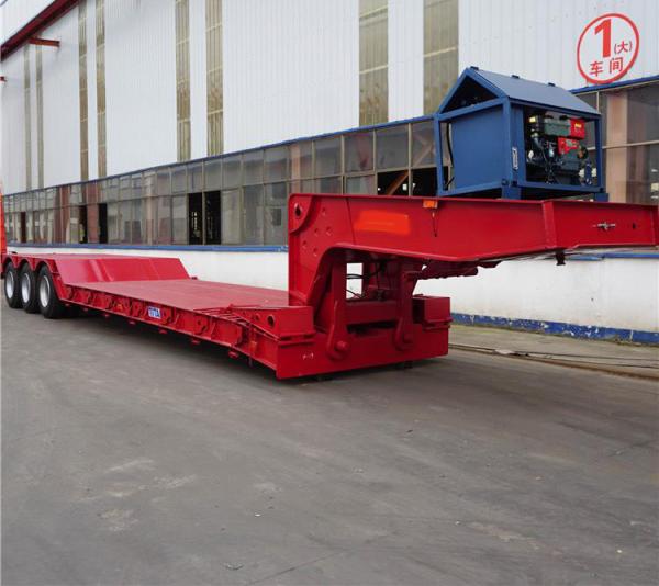 Low Loader Hydraulic Excavator Transport Drop Deck Lowbed/Lowboy/Gooseneck Truck Semi Trailer AND9408TDP