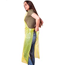 Compostable Biodegradable Personal Protective Disposable Apron Medical Dental Cooking Food Industry Safety Security