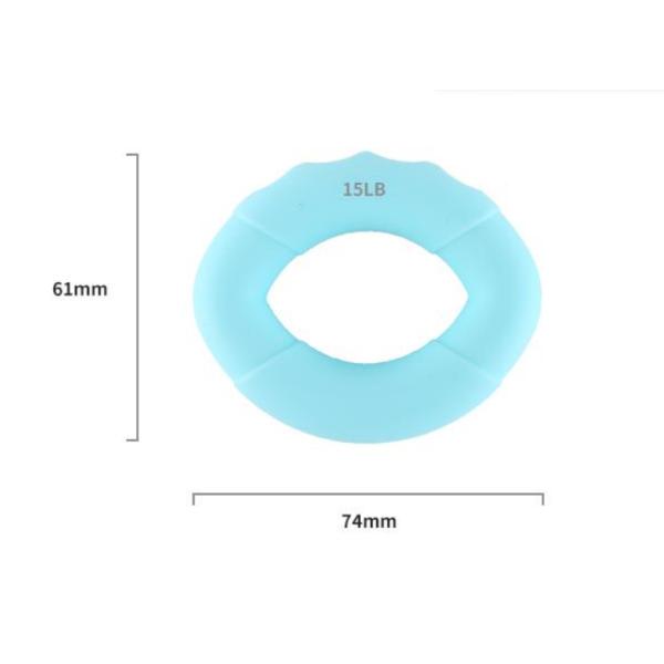Colorful Hand Grip Ring Exercise Tpr Material O Shape Hand Gripper