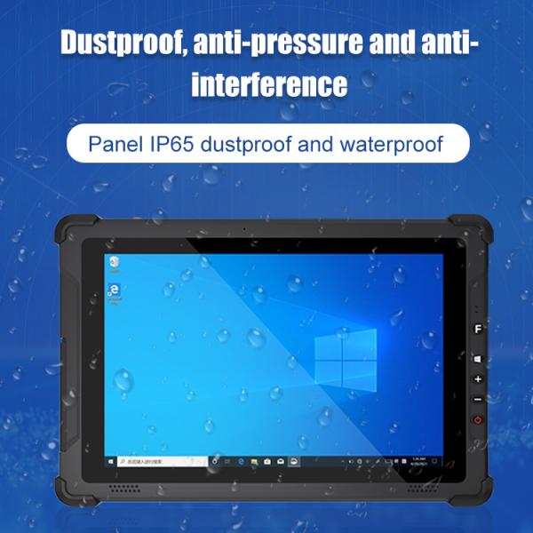 I5 I7 10 Inch Win 10 Rugged Tablet PC with 7.4V/5000mAh Capacity and Rear 8.0MP Camera