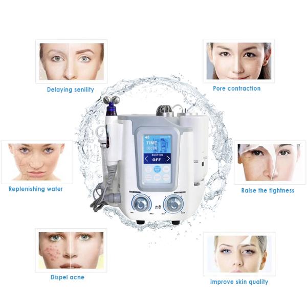 Portable 6 In 1 Hydro Dermabrasion Machine Multifunctional Facial Aqua Peeling Machine