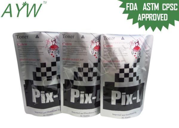 Matte Small Laminated Foil Gusseted Bags 250g HP Toner Moisture Proof