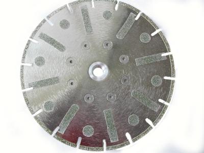 Electroplating Diamond Disc Wheel , Diamond Blade For Marble / Stone