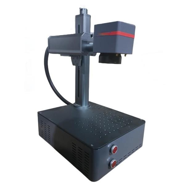 Fiber Metal Steel Raycus 20W 30W 50W Silver Laser Marking Machine For Label Logo Keyboard Metal