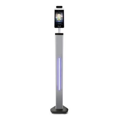 Auto medida da temperatura para o acesso da porta de Shool painel LCD de 8 polegadas com câmera viva