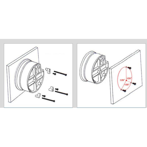 Calibre de pressão MC2000 diferencial elástico 120mm de aço inoxidável 0-60pa
