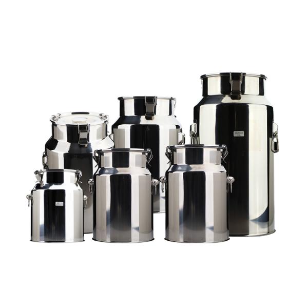 Логотип серебряное 10L SS Customrized пакета доит может контейнер молока нержавеющей стали