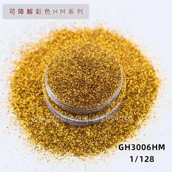 Industrial Grade Biodegradable Glitter Powder For Clothing Printing Body Bright Purple