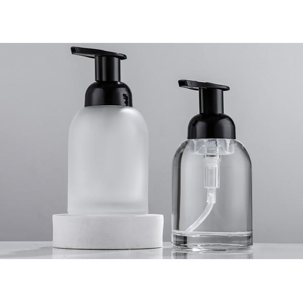 250ml 375ml Glass Cosmetic Soap Foam Pump Bottle Recyclable