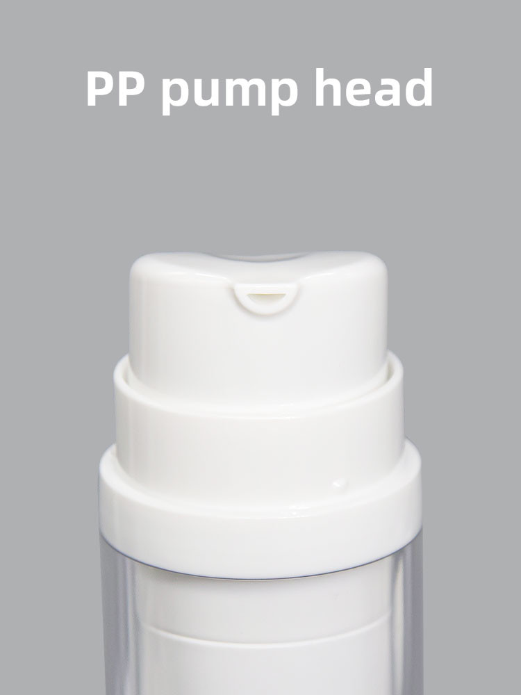 Бутылки отделяемое косметическое упаковывая 15ML 30ML 50ML UKA48 PMMA Refillable безвоздушные