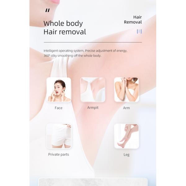 Переносное 808nm диодное лазерное удаление волос на теле Лазерный диодный эпилятор